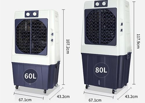 220V RoHS Evaporative Remote Control Air Conditioner Untuk Area 55m2