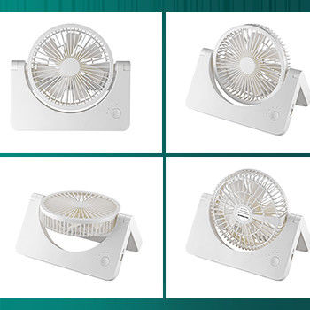 3 Kontrol Kecepatan USB Isi Ulang Mini Fan DC 5V Dengan Baterai 4000mah